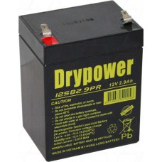 12SB2.9PR Drypower 12V 2.9Ah SLA Portable Speaker Battery