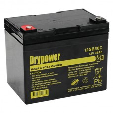 12SB36C Drypower 12V 36Ah Deep Cycle SLA Battery