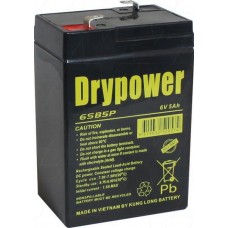 6SB5P Drypower 6V 5Ah SLA Medical Battery 