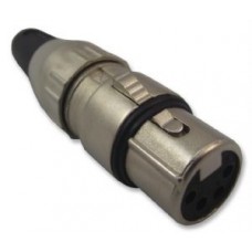 700-0400 Deltron 4 Pin Socket (XLR) 700-0400 Deltron 4 Pin Socket (XLR)