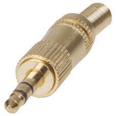 CAP1038G 3.5mm Gold Stereo Plug