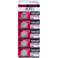 CR1620-BP5M Maxell Lithium Card of 5