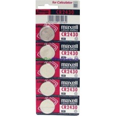 CR2430-BP5M Maxell Lithium Card of 5