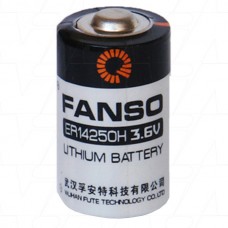 FER14250H Fanso 1/2AA 3.6V 1.2Ah LiSOCl2 Battery