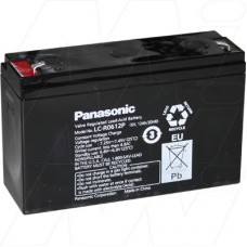 LC-R0612P Panasonic 6V 12Ah SLA Battery