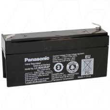 LC-R063R4P Panasonic 6V 3.4Ah SLA Battery