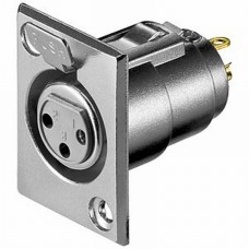 MCJ5063 XLR 3P Chassie Socket MCJ5063 XLR 3P Chassie Socket