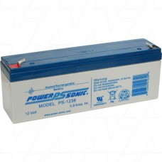PS1238 Powersonic SLA Medical Battery